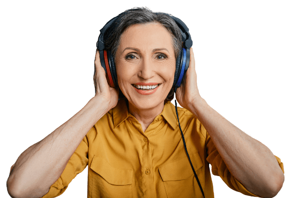 headphone grandma